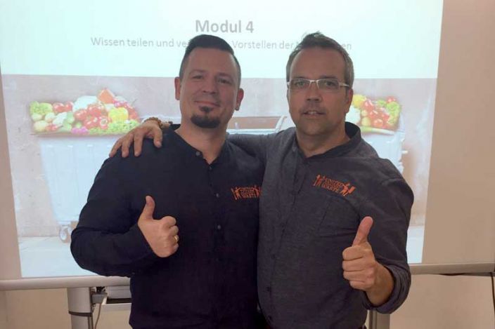 Torsten von Borstel und Gregor Raimann von United Against Waste