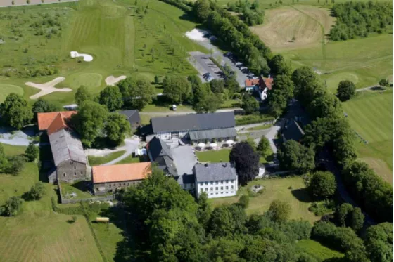 Überblick Gut Köbbinghof und Golfanlage