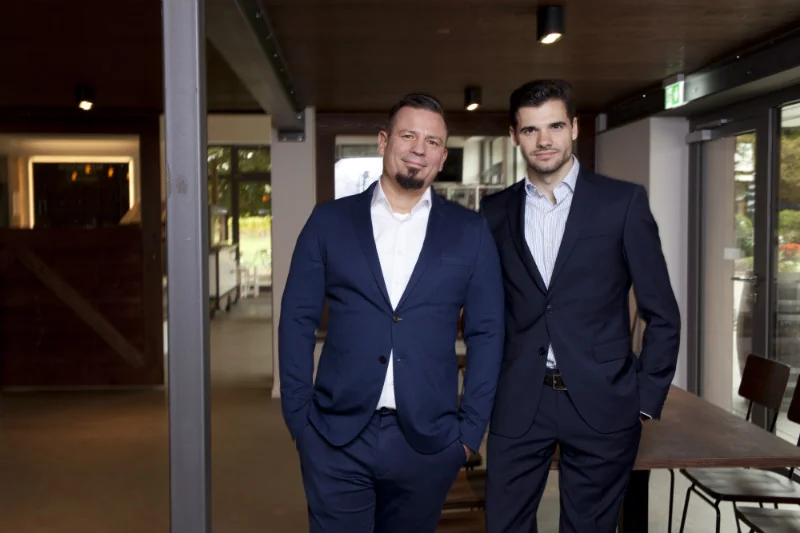 Gregor Raimann und Levi Hoffmann