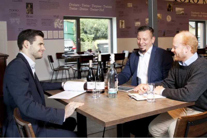 Beratungsgespräch vor Ort im Betrieb